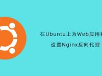 如何在Ubuntu上为Web应用设置Nginx反向代理