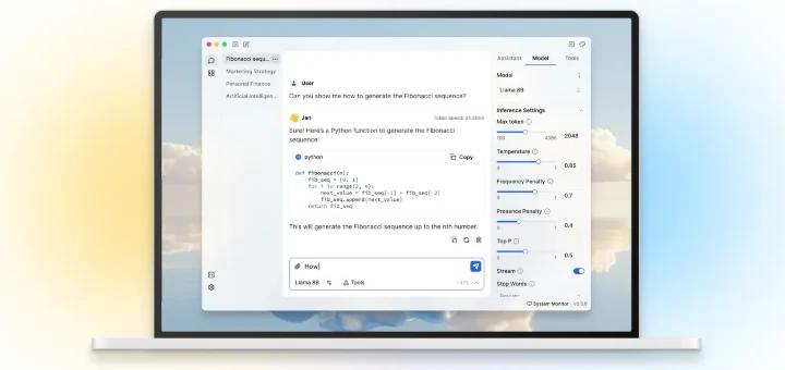 Jan:一款100%离线运行的开源ChatGPT替代方案