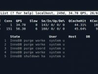 Innotop：一款优秀的Linux系统MySQL性能监控工具