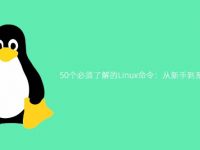 50个必须了解的Linux命令：从新手到系统管理员高手