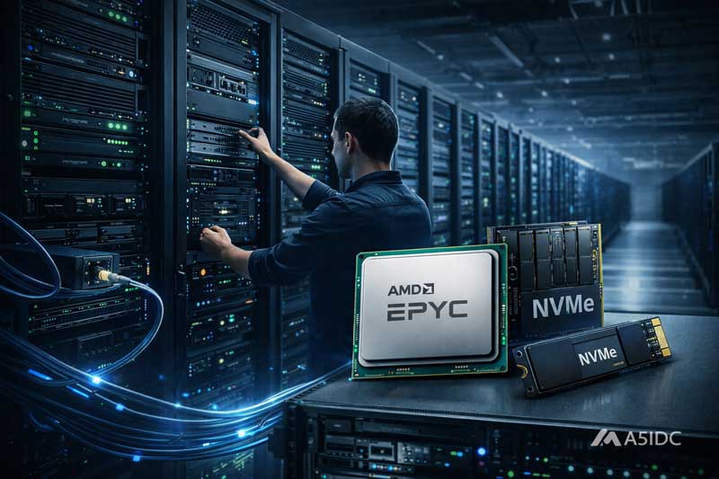 美国服务器100M CN2不限流量：AMD EPYC 4244P/32GB DDR5/960GB NVMe SSD 月付999元