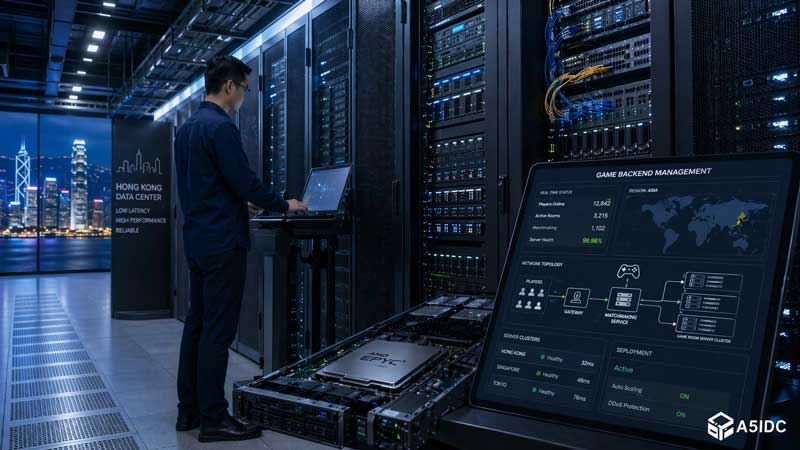 香港服务器适合搭建游戏后端吗？AMD 物理机配置、线路延迟与部署方案解析