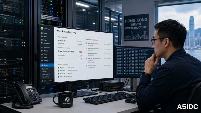 香港服务器 WordPress 安全方案：后台被扫描、暴力破解和 xmlrpc 攻击怎么处理？
