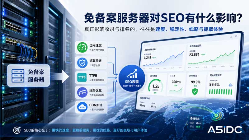 免备案服务器会影响 SEO 吗？真正拖累网站排名的，往往不是备案