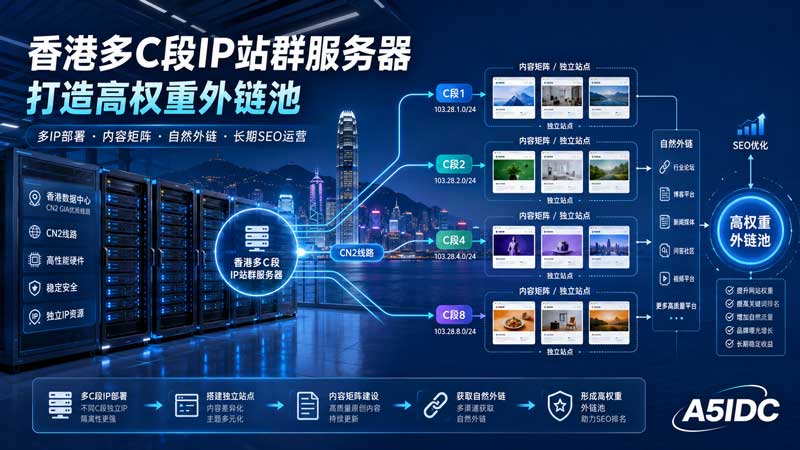 买了很多IP，站群还是没权重？香港多C段IP外链池到底该怎么搭