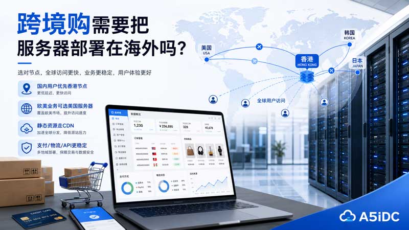 跨境购需要把服务器部署在海外吗？从访问速度、支付接口到服务器配置选择讲清楚