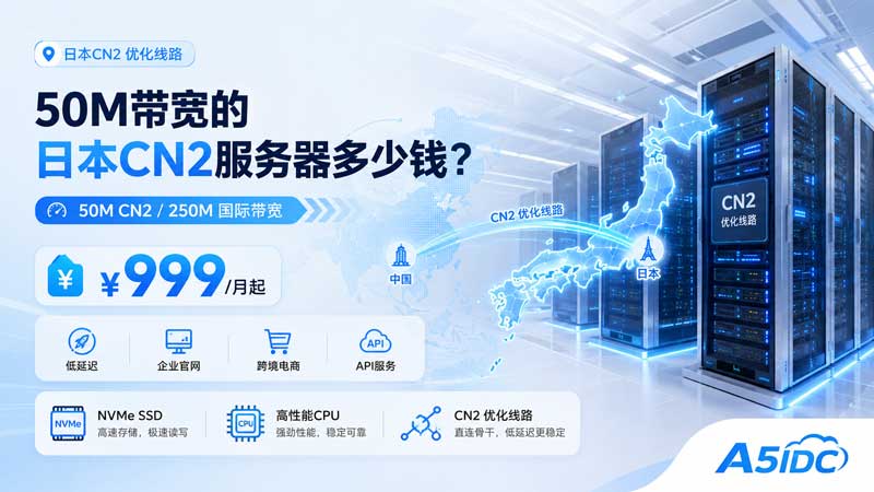 日本CN2服务器价格贵吗？50M CN2带宽、250M国际带宽配置实测怎么选