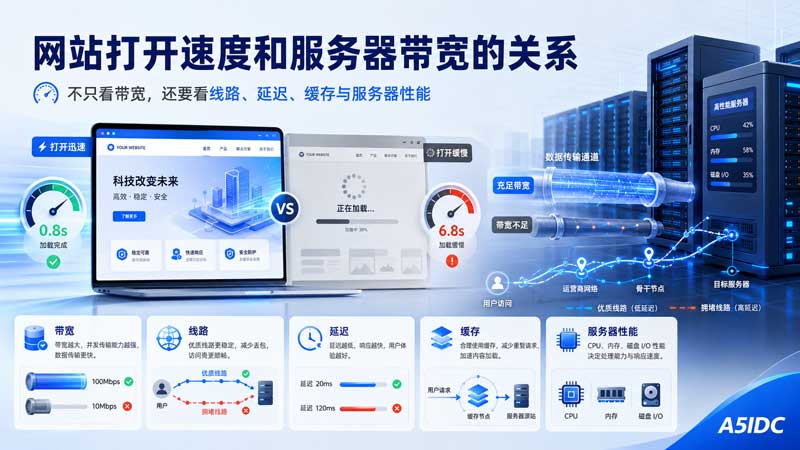 网站打开慢，真的是服务器带宽不够吗？看完你就知道该不该升级带宽