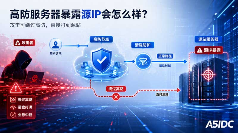 高防服务器源 IP 一旦暴露，再高防御也可能白买了！源站防护一定要这样做