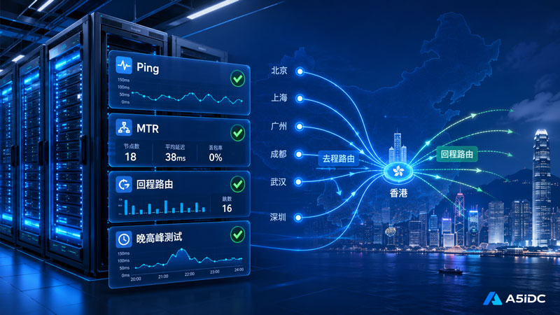 香港服务器开通后别急着上线！Ping、MTR、回程路由这样验收才靠谱