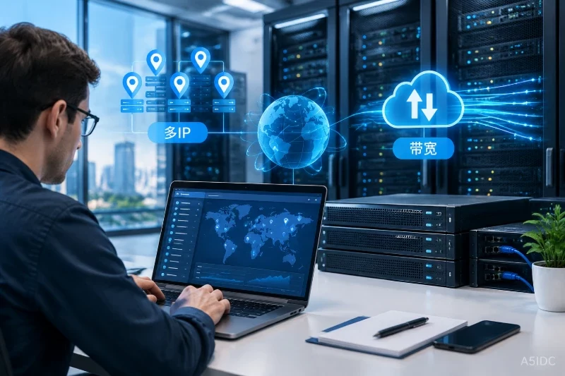 美国多IP站群服务器月租之外还有哪些成本:IP费用与带宽计费解析