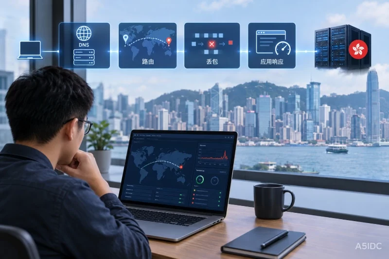 访问香港服务器延迟高怎么排查:从DNS、路由、丢包到应用响应
