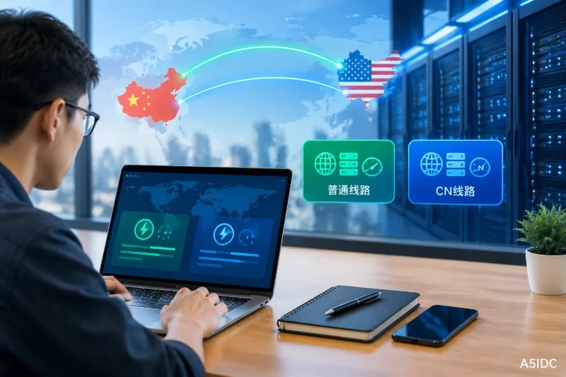 面向中国大陆用户的美国服务器,普通线路与CN线路应按访问规模和时延要求怎么选?