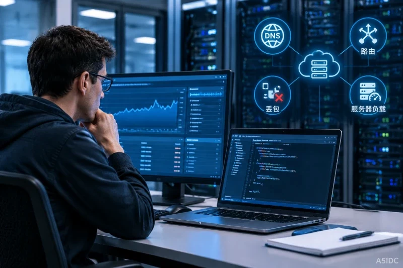 ASP.NET Core应用在Windows Server上响应变慢,如何分层排查DNS、路由、丢包与服务器负载?