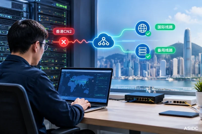 香港CN2线路不稳定时,哪些业务适合继续使用,哪些需要备用线路
