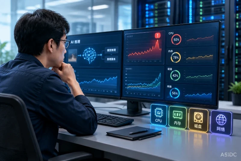 AI推理业务监控显示性能瓶颈时，CPU、内存、磁盘和网络先升级哪个？