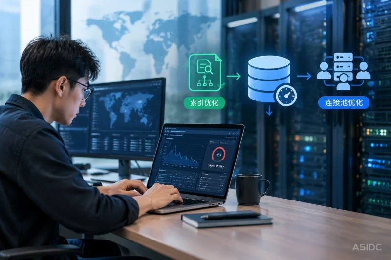 多语言外贸网站海外部署时MySQL慢查询如何结合索引与连接池优化