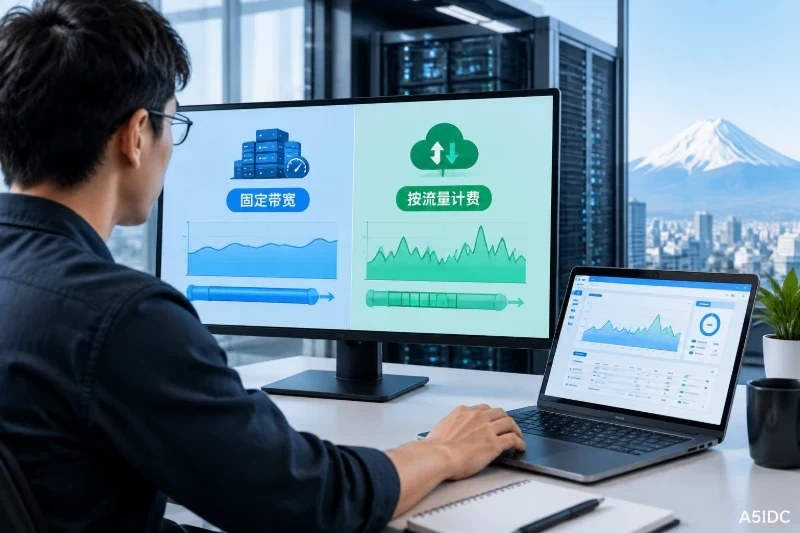 日本服务器固定带宽和按流量计费怎么区分,超量费用如何核对