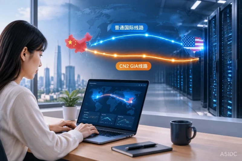 面向中国大陆访客，美国服务器的普通国际线路与CN2 GIA线路怎么选