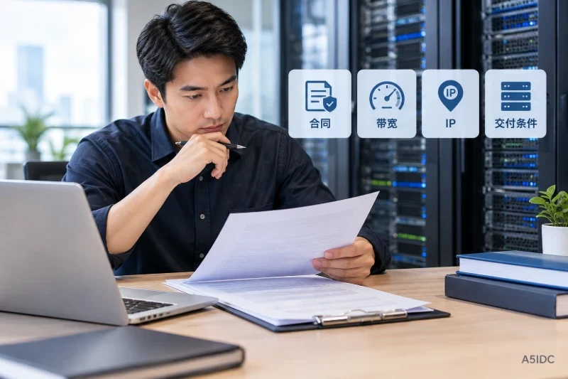 Laravel网站采购服务器前,合同、带宽、IP与交付条件要核对哪些内容
