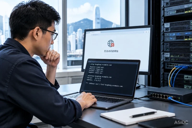 香港服务器网站无法访问怎么排查：从域名解析到端口和服务状态逐项检查