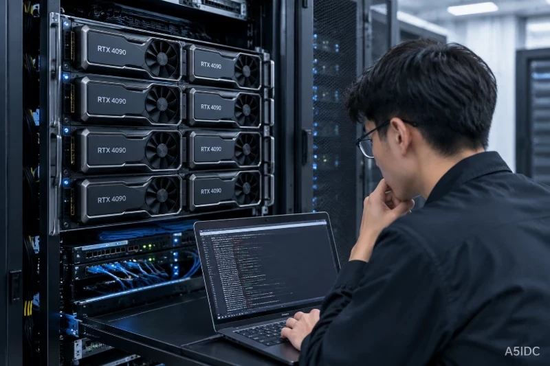4U RTX 4090×8日本GPU服务器上的训练服务启动失败,如何结合端口、权限和日志排查?