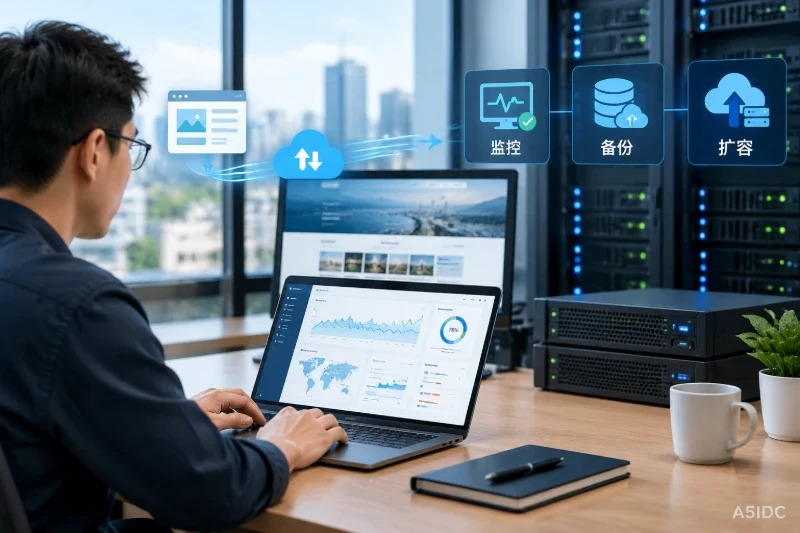 按页面大小和并发估算活动网站带宽后,长期监控、备份与扩容成本如何核算?