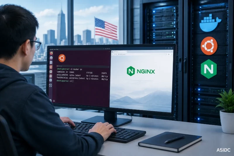 美国服务器部署Docker网站环境时,Ubuntu与Nginx如何配置上线