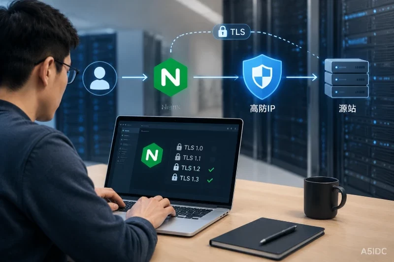 网站接入高防IP后,Nginx与TLS版本兼容性会影响回源延迟吗?