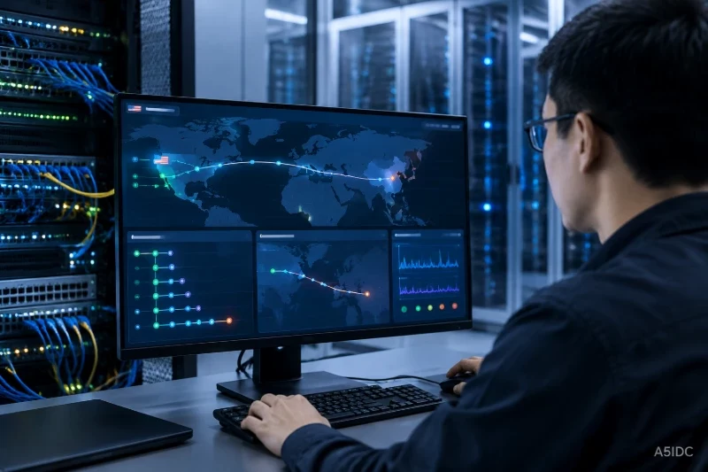 美国CN2 GIA线路真假怎么用traceroute与mtr核验？关键跳数和回程路由怎么看