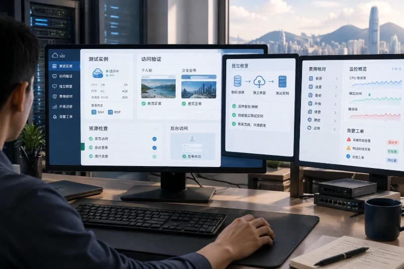 上线前的验收动作配图
