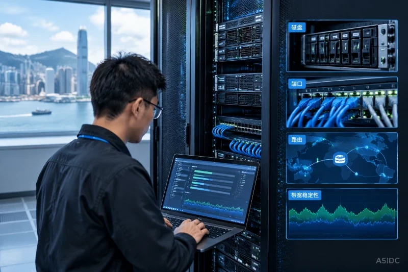 香港服务器Linux系统交付验收,如何核对磁盘、端口、路由与带宽稳定性?
