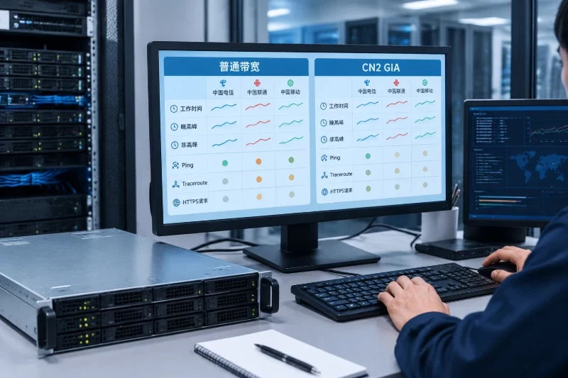 如何对普通带宽和 CN2 GIA做同口径测试配图