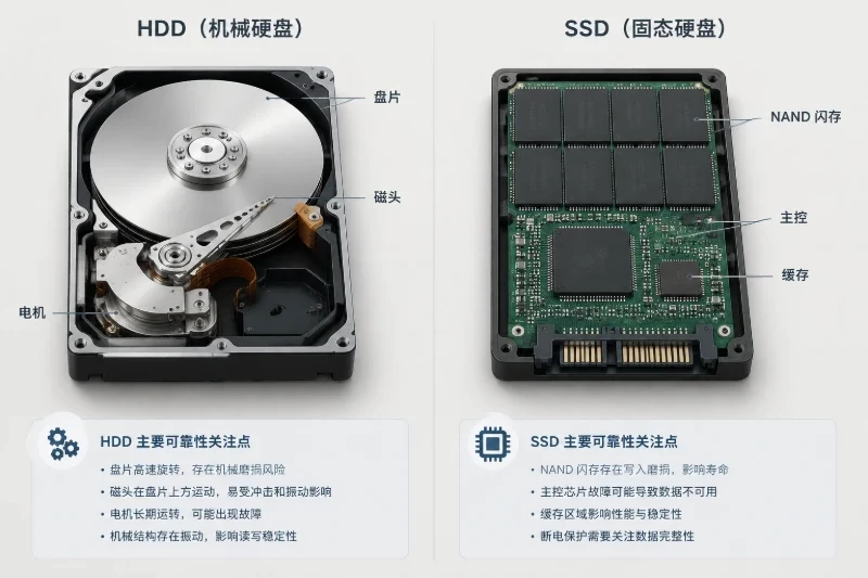 可靠性不是“SSD 一定好,HDD 一定差”配图