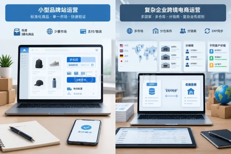 一、先统一跨境电商网站的建设前提配图
