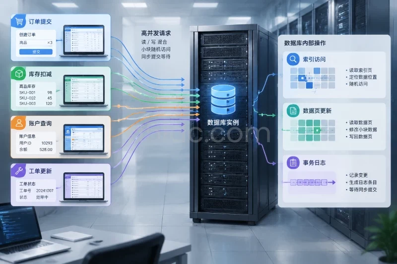 高并发 OLTP:订单、库存、账户和工单系统配图