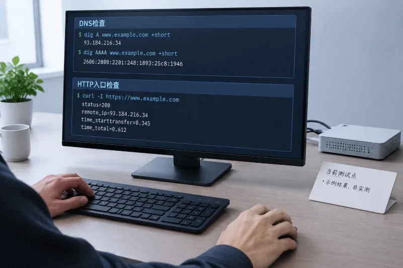 如何验证 IP 归属与实际入口配图