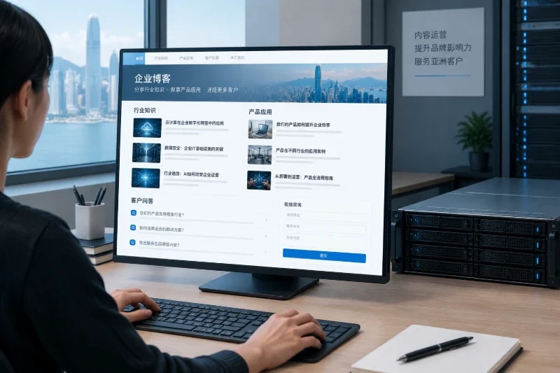 哪些业务适合香港服务器——面向中国内地、香港及亚洲客户的企业博客配图