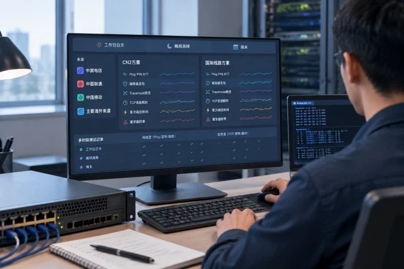 用 Ping 和 Traceroute 看清线路差异配图