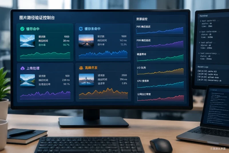 第二步:分别测试缓存命中和缓存未命中配图