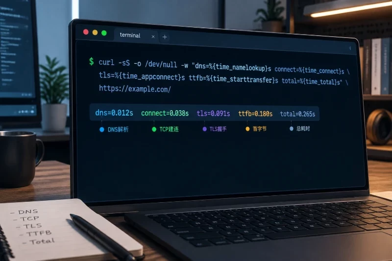 八、分解 HTTPS 请求,定位 DNS、建连、TLS 还是应用响应配图
