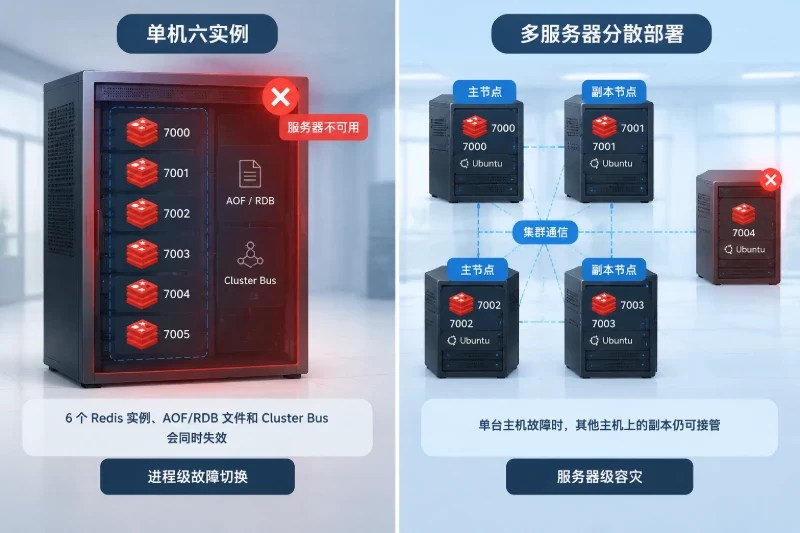 在 Ubuntu 香港服务器上准备六个 Redis 实例配图