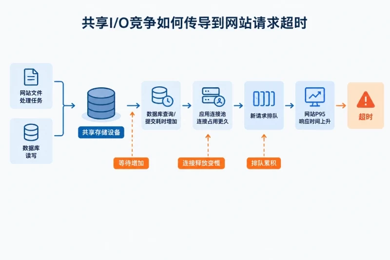 把I/O变化与响应时间、错误率和队列串起来配图