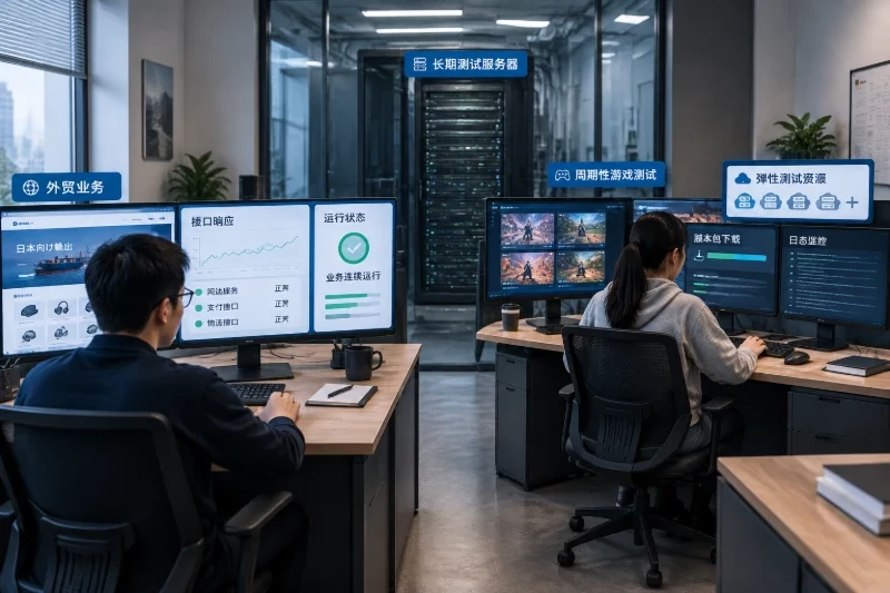 外贸业务与游戏测试的部署策略配图