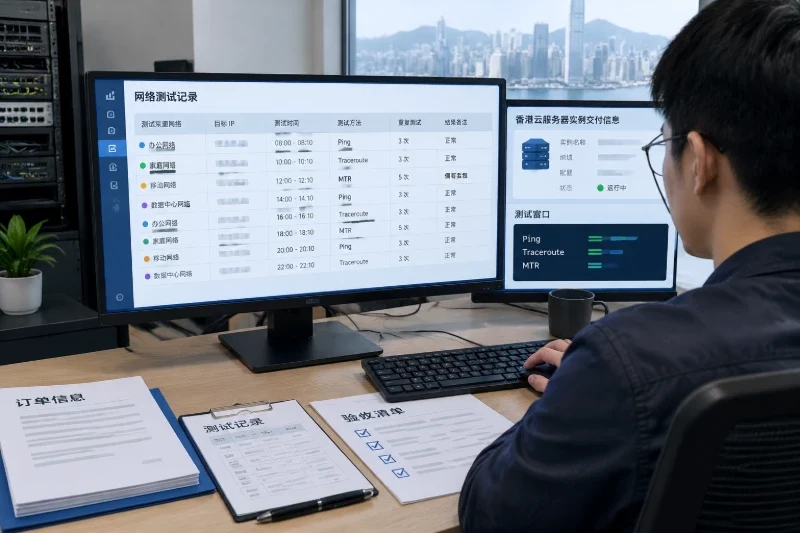 下单前按顺序核对七项 / 3. 线路描述能否对应到你的访问场景配图
