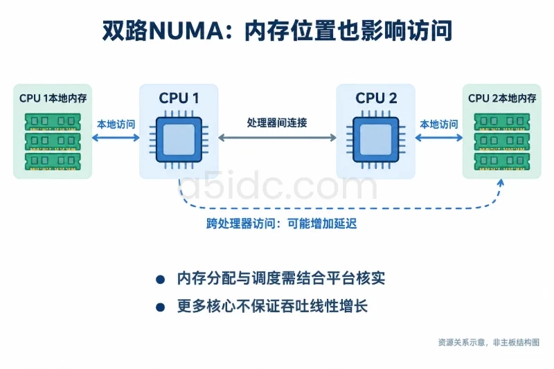 双路处理器的核心数不等于单机性能线性翻倍配图