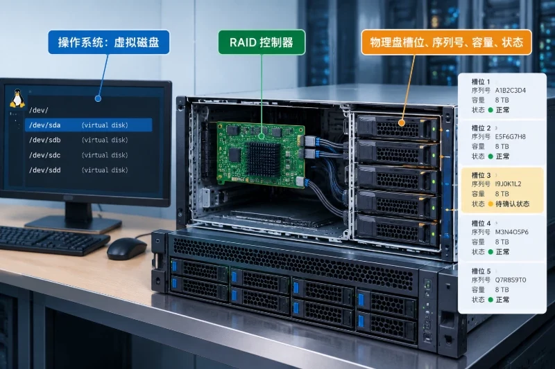 第三轮检查:确认 RAID 是否真的降级配图