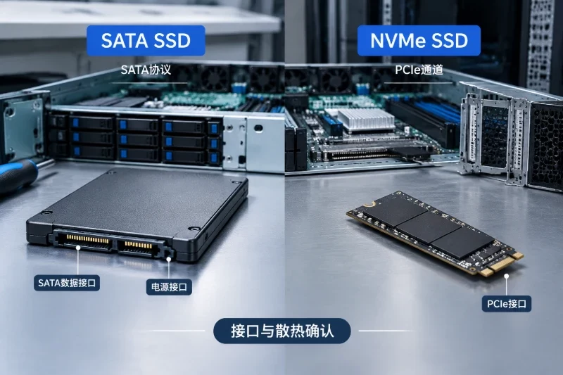 SATA SSD与NVMe SSD：同口径下差异在哪里配图