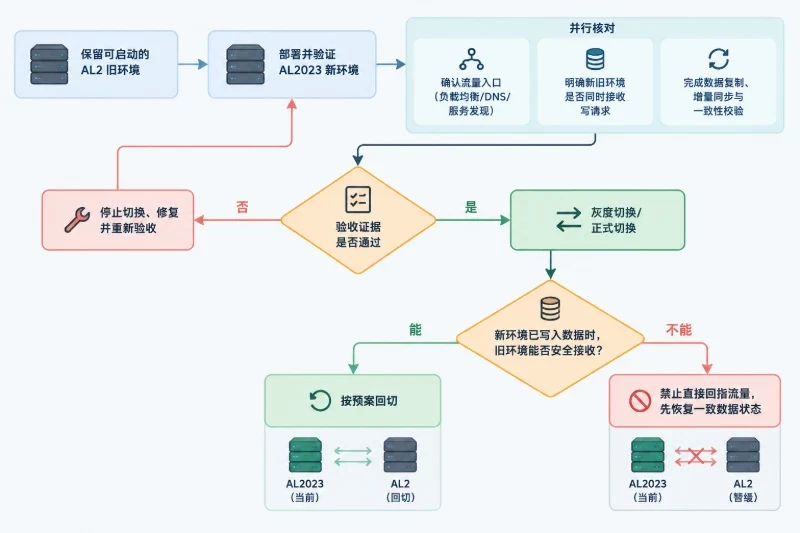 阶段五:灰度、切换与回滚验证配图