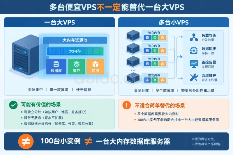 多台便宜VPS也不一定能替代一台大VPS配图